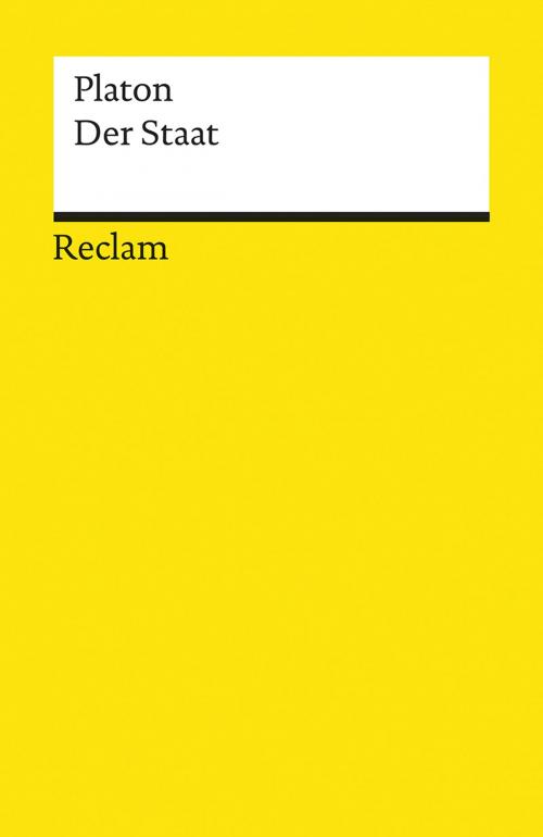Cover of the book Der Staat by Platon, Reclam Verlag