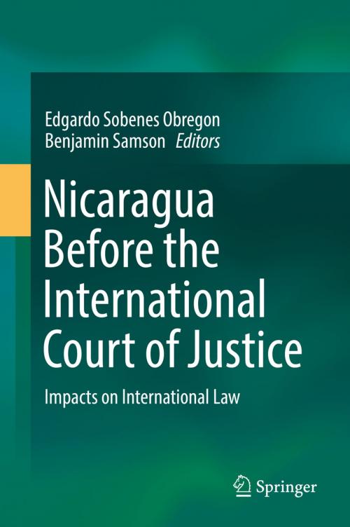 Cover of the book Nicaragua Before the International Court of Justice by , Springer International Publishing