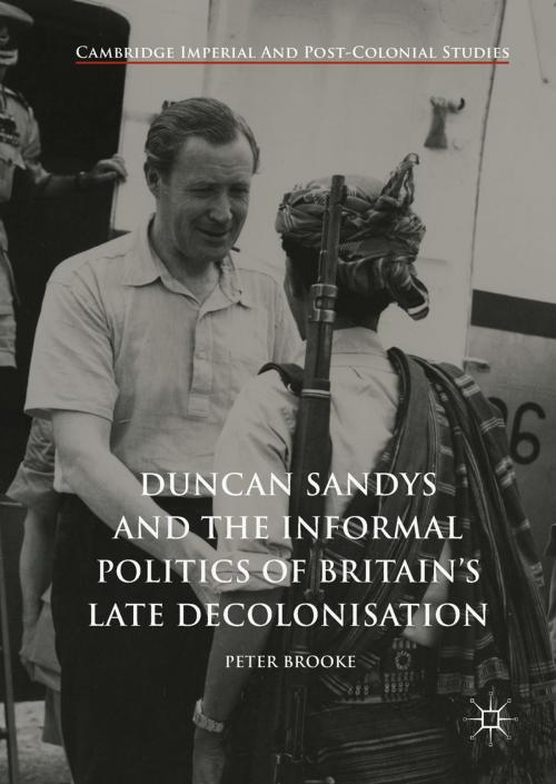 Cover of the book Duncan Sandys and the Informal Politics of Britain’s Late Decolonisation by Peter Brooke, Springer International Publishing