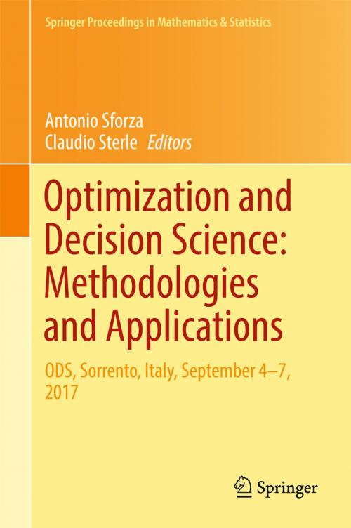 Cover of the book Optimization and Decision Science: Methodologies and Applications by , Springer International Publishing