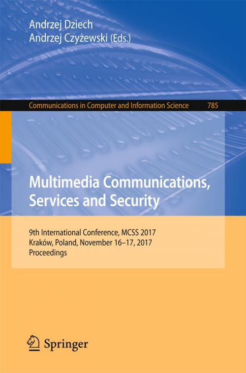 Cover of the book Multimedia Communications, Services and Security by , Springer International Publishing