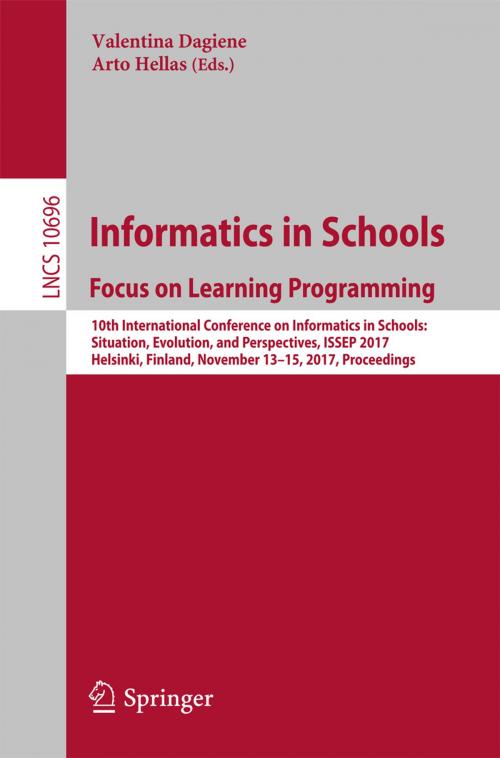 Cover of the book Informatics in Schools: Focus on Learning Programming by , Springer International Publishing
