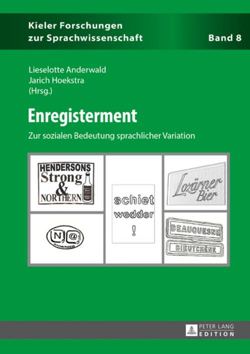 Cover of the book Enregisterment by , Peter Lang