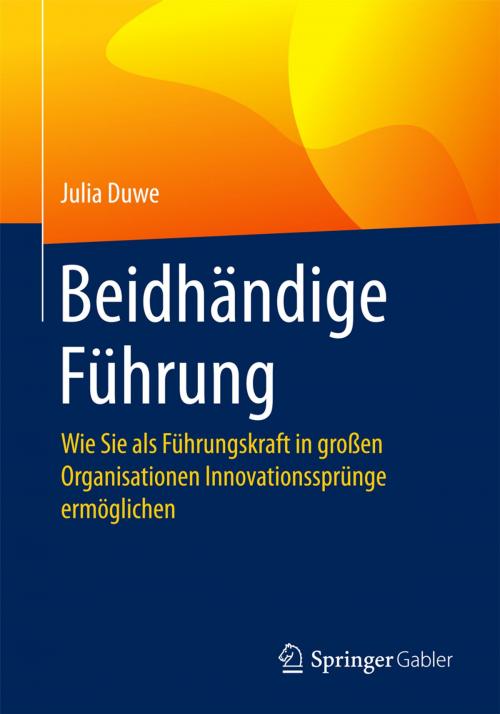 Cover of the book Beidhändige Führung by Julia Duwe, Springer Berlin Heidelberg