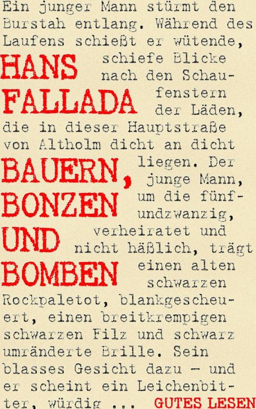 Cover of the book Bauern, Bonzen und Bomben by Hans Fallada, Books on Demand
