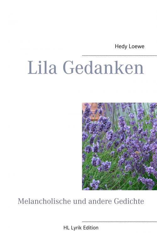 Cover of the book Lila Gedanken by Hedy Loewe, Books on Demand
