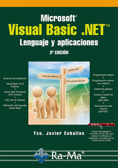 Cover of the book Microsoft Visual Basic .NET. Lenguaje y Aplicaciones. 3ª edición by Fco. Javier Ceballos Sierra, RA-MA Editorial