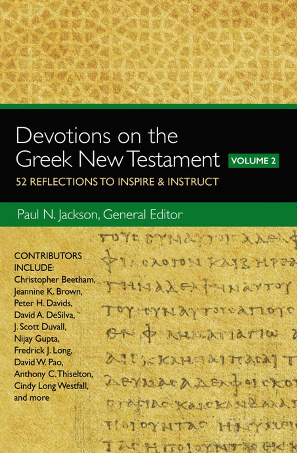 Big bigCover of Devotions on the Greek New Testament, Volume Two