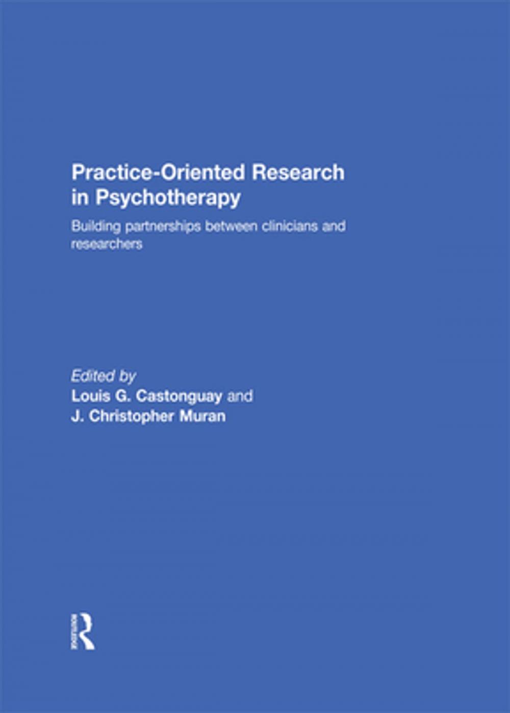 Big bigCover of Practice-Oriented Research in Psychotherapy
