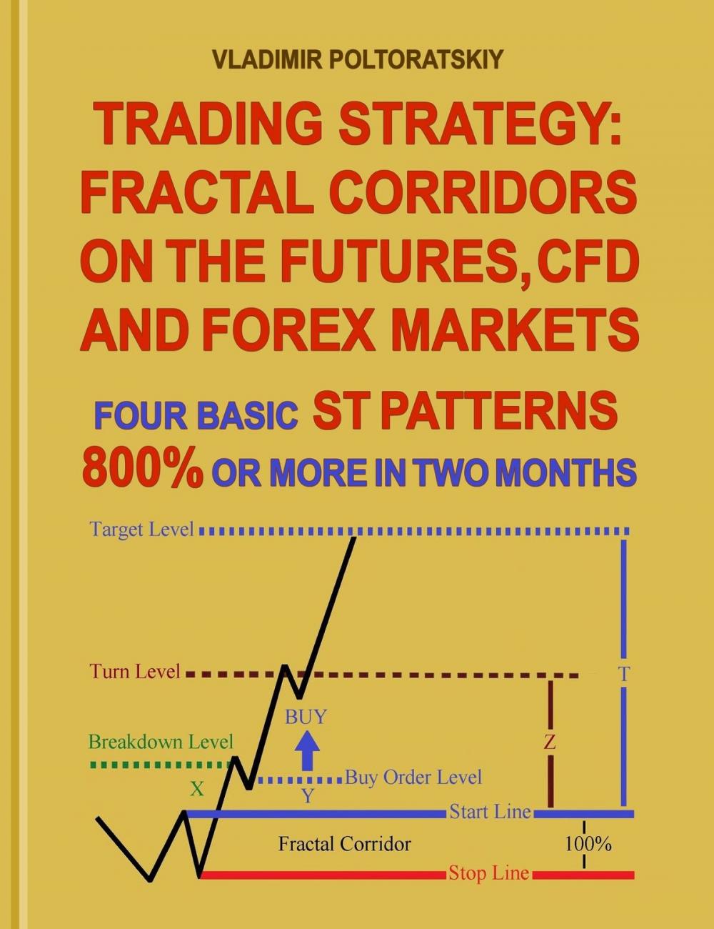Big bigCover of Trading Strategy: Fractal Corridors on the Futures, CFD and Forex Markets, Four Basic ST Patterns, 800% or More in Two Month