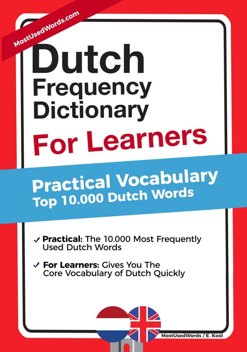 Big bigCover of Dutch Frequency Dictionary for Learners - Practical Vocabulary - Top 10.000 Dutch Words