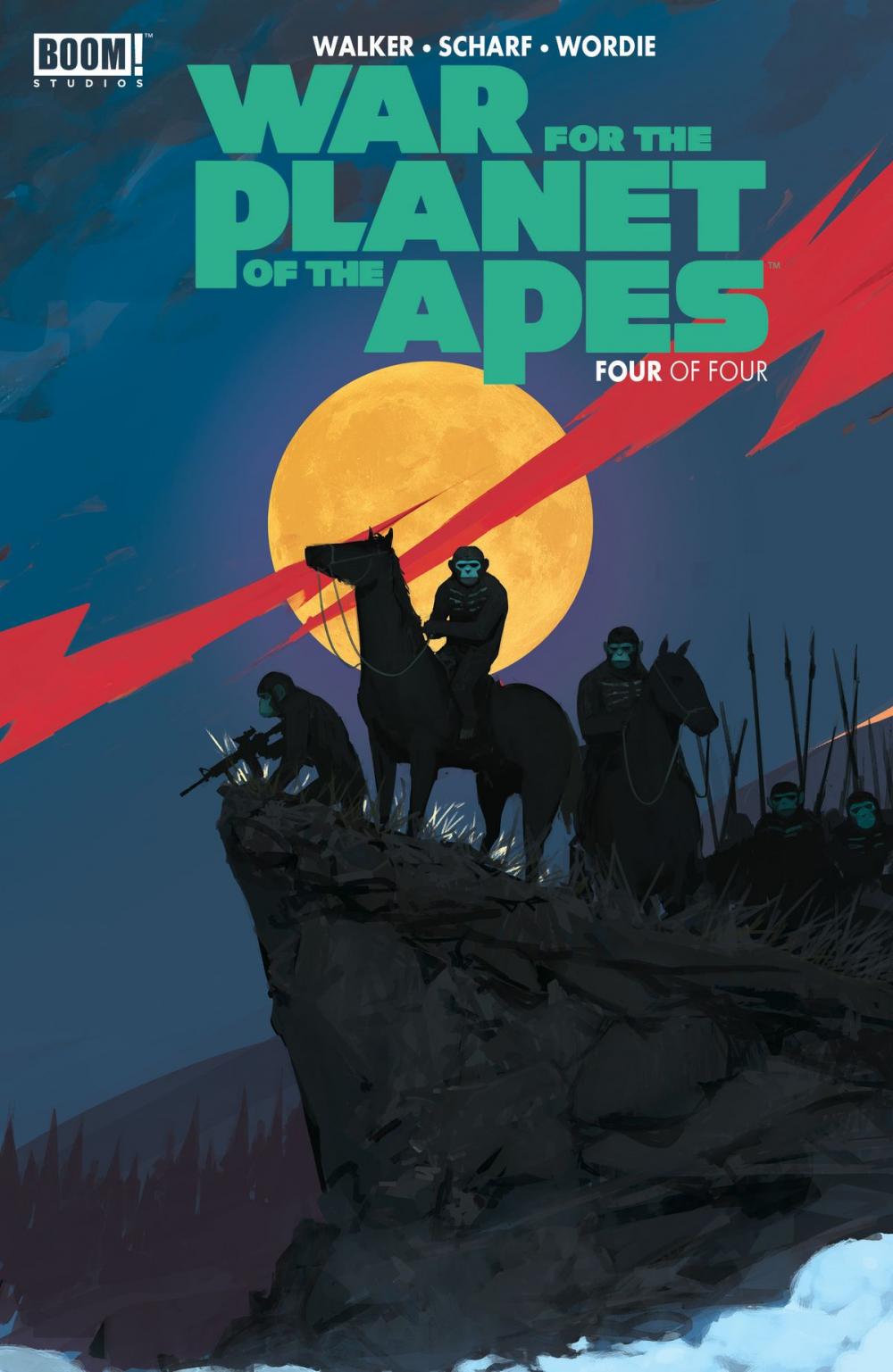 Big bigCover of War for the Planet of the Apes #4