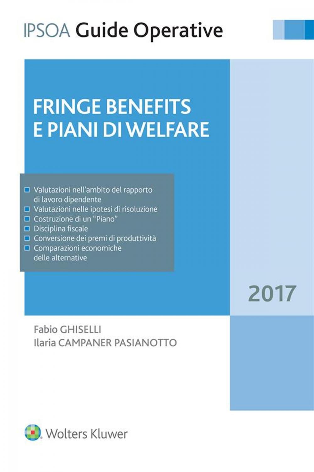 Big bigCover of Fringe benefits e Piani di welfare