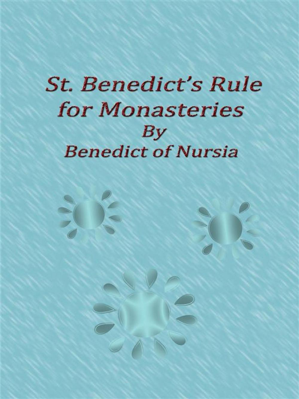 Big bigCover of St. Benedict’s Rule for Monasteries
