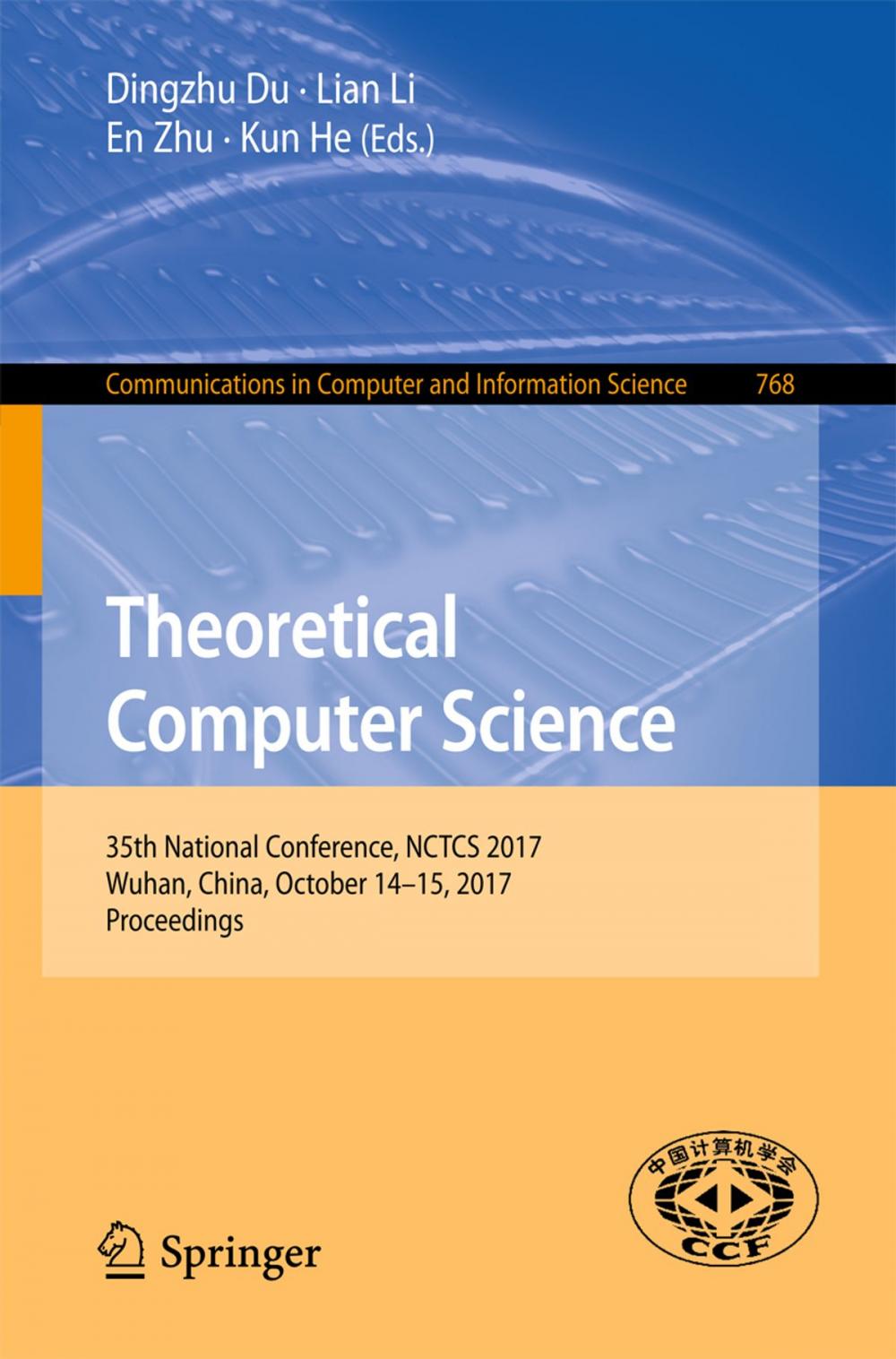 Big bigCover of Theoretical Computer Science