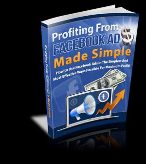 Book cover of Profiting From Facebook Ads