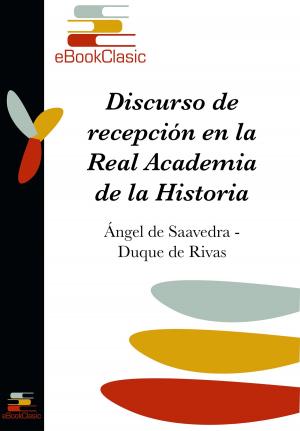 Book cover of Discurso de recepción en la Real Academia de la Historia (Anotado)