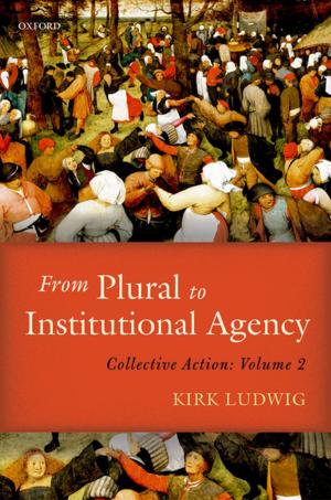 Cover of the book From Plural to Institutional Agency by Alberto Gallace, Charles Spence
