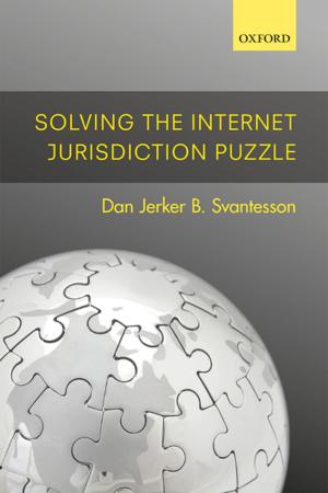 Cover of the book Solving the Internet Jurisdiction Puzzle by Maria Alvarez