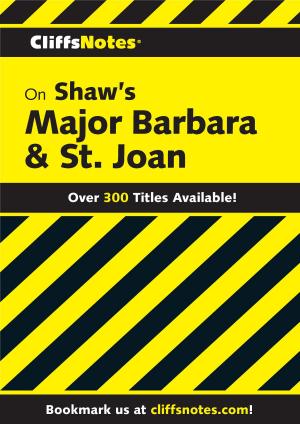 Book cover of CliffsNotes on Shaw's Major Barbara & St. Joan