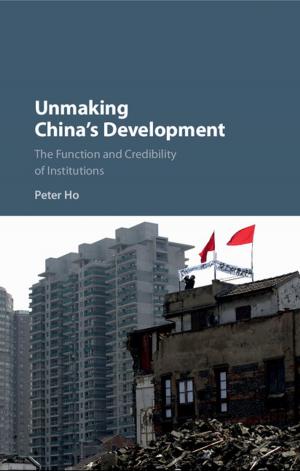 Cover of the book Unmaking China's Development by Walter Van Assche