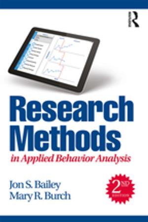 Cover of the book Research Methods in Applied Behavior Analysis by Jenny Lewis