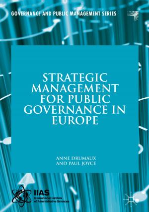 Cover of the book Strategic Management for Public Governance in Europe by David Huttner