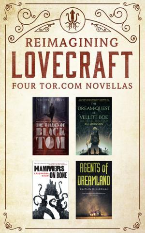 Book cover of Reimagining Lovecraft: Four Tor.com Novellas