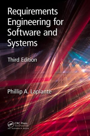 Cover of the book Requirements Engineering for Software and Systems by Mark J. Anderson, Patrick J. Whitcomb