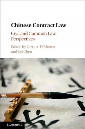 Cover of the book Chinese Contract Law by Kim Atkins, Sheryl de Lacey, Rebecca Ripperger, Bonnie Britton