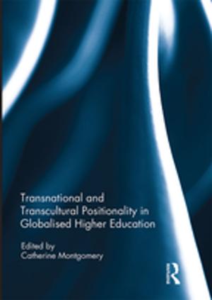 Cover of the book Transnational and Transcultural Positionality in Globalised Higher Education by David K. Anderson