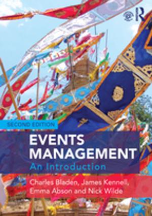 Cover of the book Events Management by Takayoshi Shinkuma, Shunsuke Managi