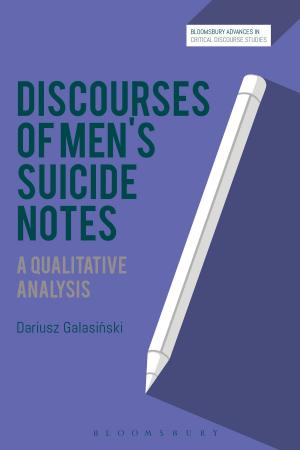 Cover of the book Discourses of Men’s Suicide Notes by Prof Baylee Brits