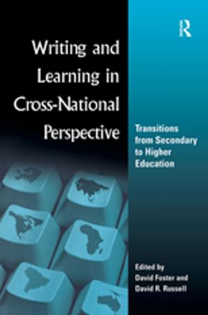 Cover of the book Writing and Learning in Cross-national Perspective by E. J. Lowe