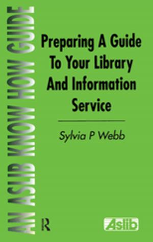 Book cover of Preparing a Guide to your Library and Information Service