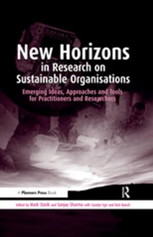 Cover of the book New Horizons in Research on Sustainable Organisations by Johannes Hirschmeier, Tusenehiko Yui