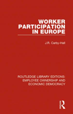 Cover of the book Worker Participation in Europe by Antonio Augusto Rossotto Ioris