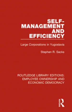 Cover of the book Self-Management and Efficiency by Alejandro Garcia, Susan Taylor-Brown