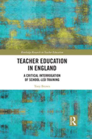 Cover of the book Teacher Education in England by Lean, Martin