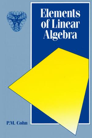 Cover of the book Elements of Linear Algebra by E. J. Coles, C.M.H Barritt