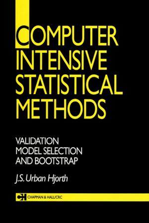 Cover of the book Computer Intensive Statistical Methods by Jingxin Wang