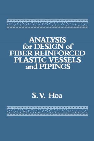 Cover of the book Analysis for Design of Fiber Reinforced Plastic Vessels by Bernard Dowling