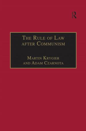 Cover of the book The Rule of Law after Communism by Kendra Schank Smith