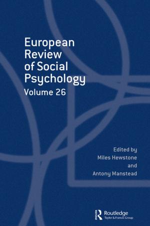 Cover of the book European Review of Social Psychology: Volume 26 by Steven Taylor