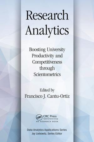 Cover of the book Research Analytics by Prakash Srinivasan Timiri Shanmugam