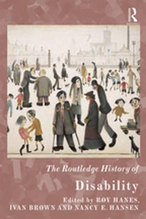 Cover of the book The Routledge History of Disability by P.F. Strawson