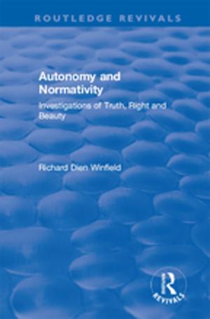 Book cover of Autonomy and Normativity