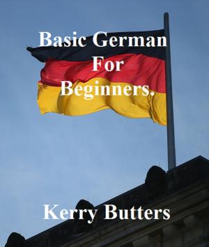 Book cover of Basic German For Beginners.