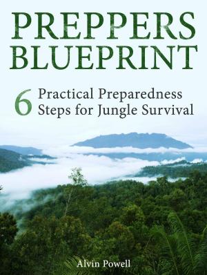Book cover of Preppers Blueprint: 6 Practical Preparedness Steps for Jungle Survival