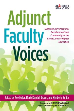 Cover of the book Adjunct Faculty Voices by Premio Basilio Cascella